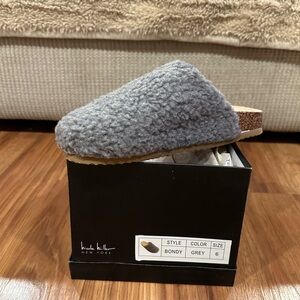 Nicole Miller New York Gray Women's Mules